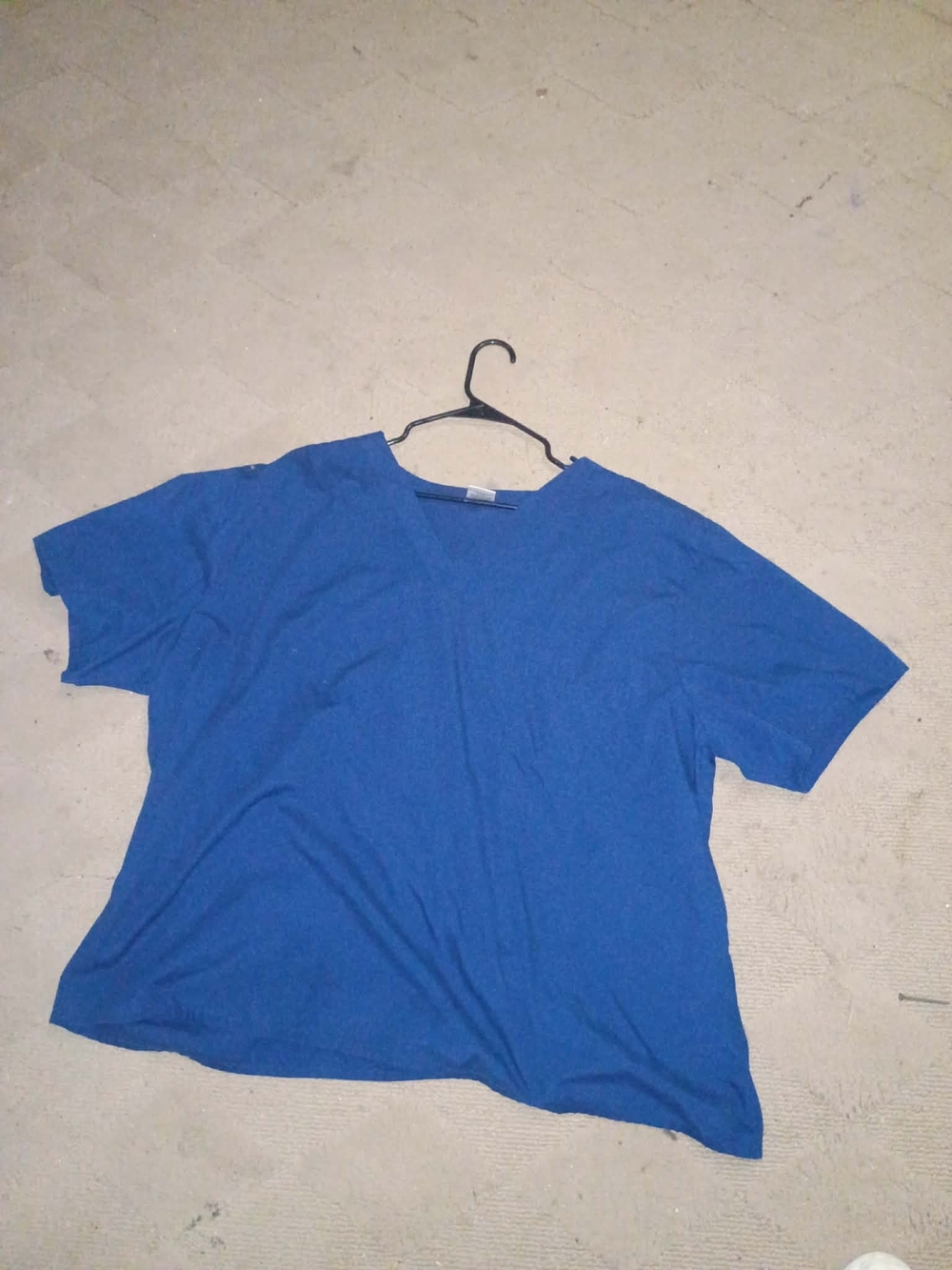 Women’s Royal Blue V-Neck Short Sleeve Tee